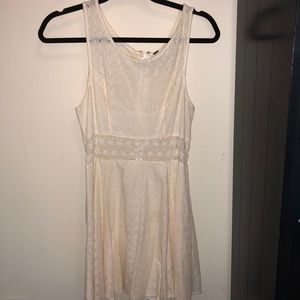 FREE PEOPLE white lace dress